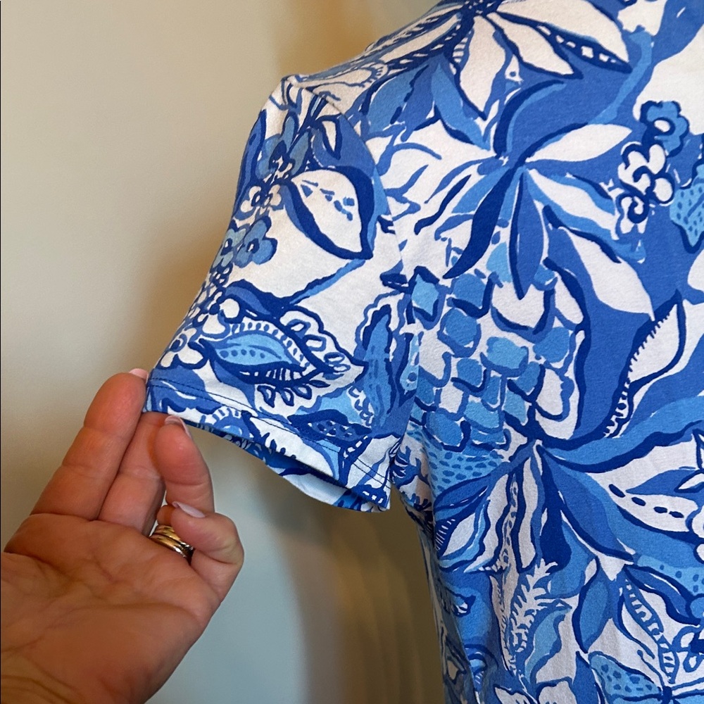 Lilly Pulitzer UPF 50+ Sophiletta Dress Flocking Fabulous $65 Size M - Picture 4 of 13